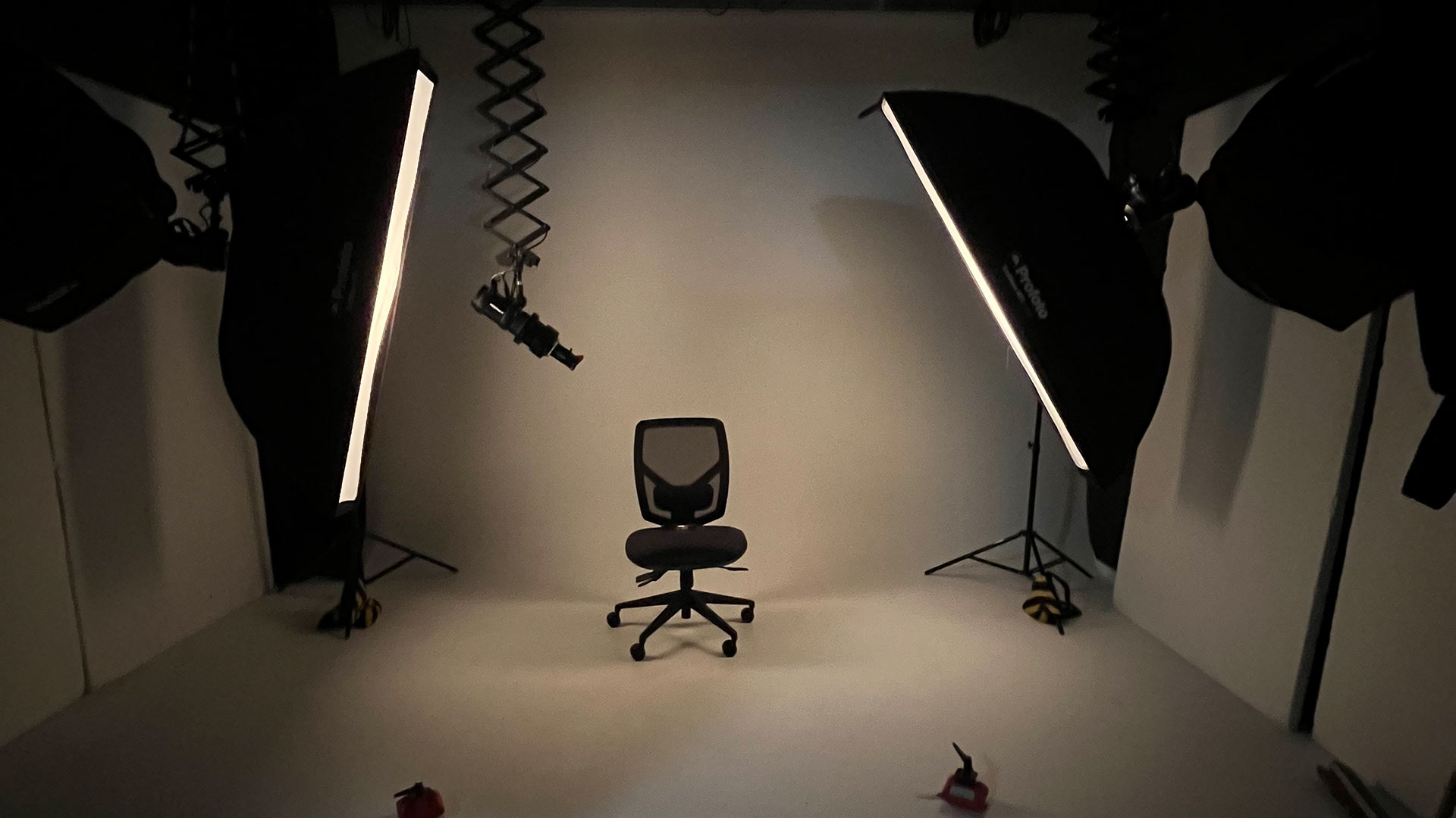 A photography studio on campus.