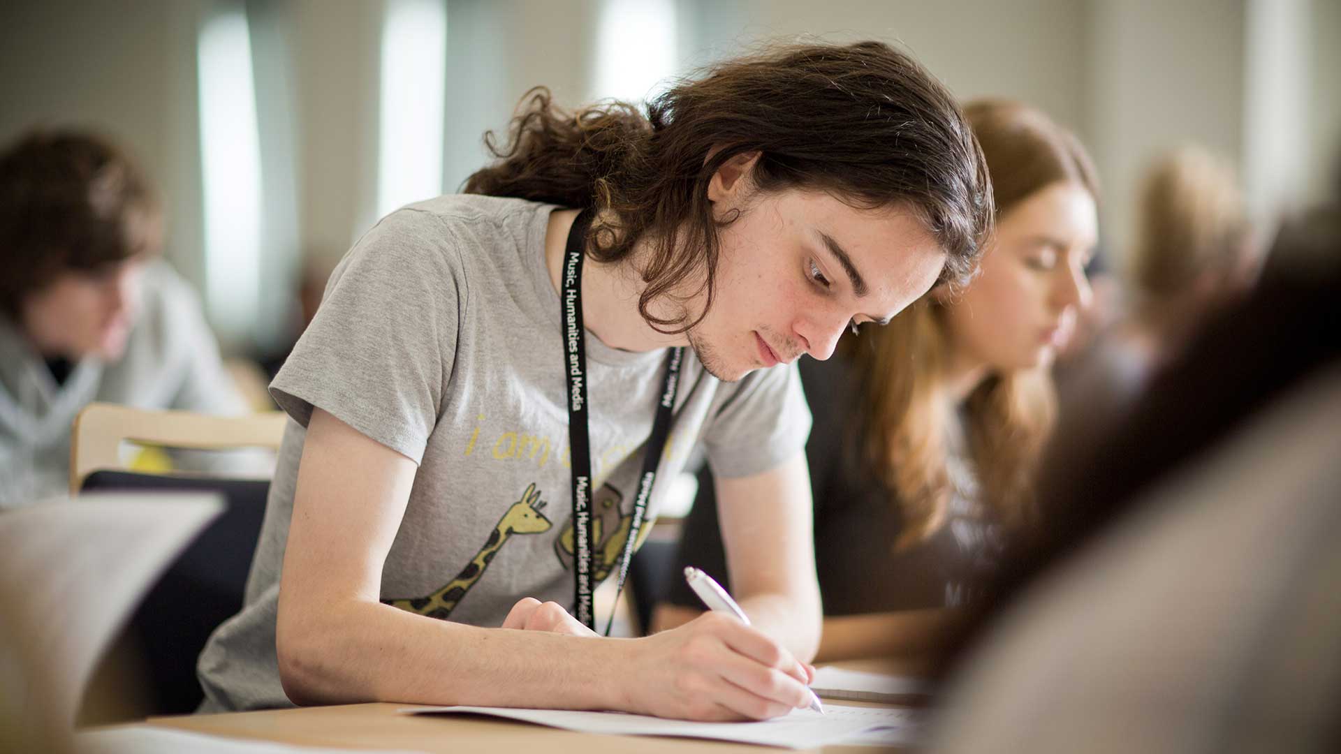 creative writing header