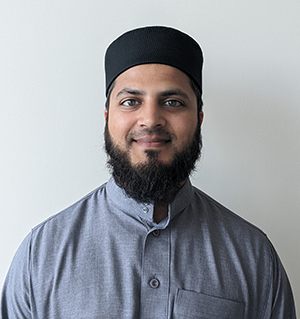 A man smiling at the camera