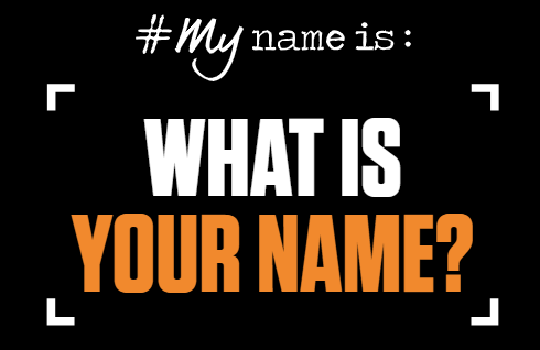 #MyNameIs campaign logo