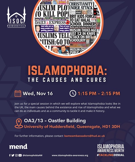 Islamophobia Awareness Training Poster