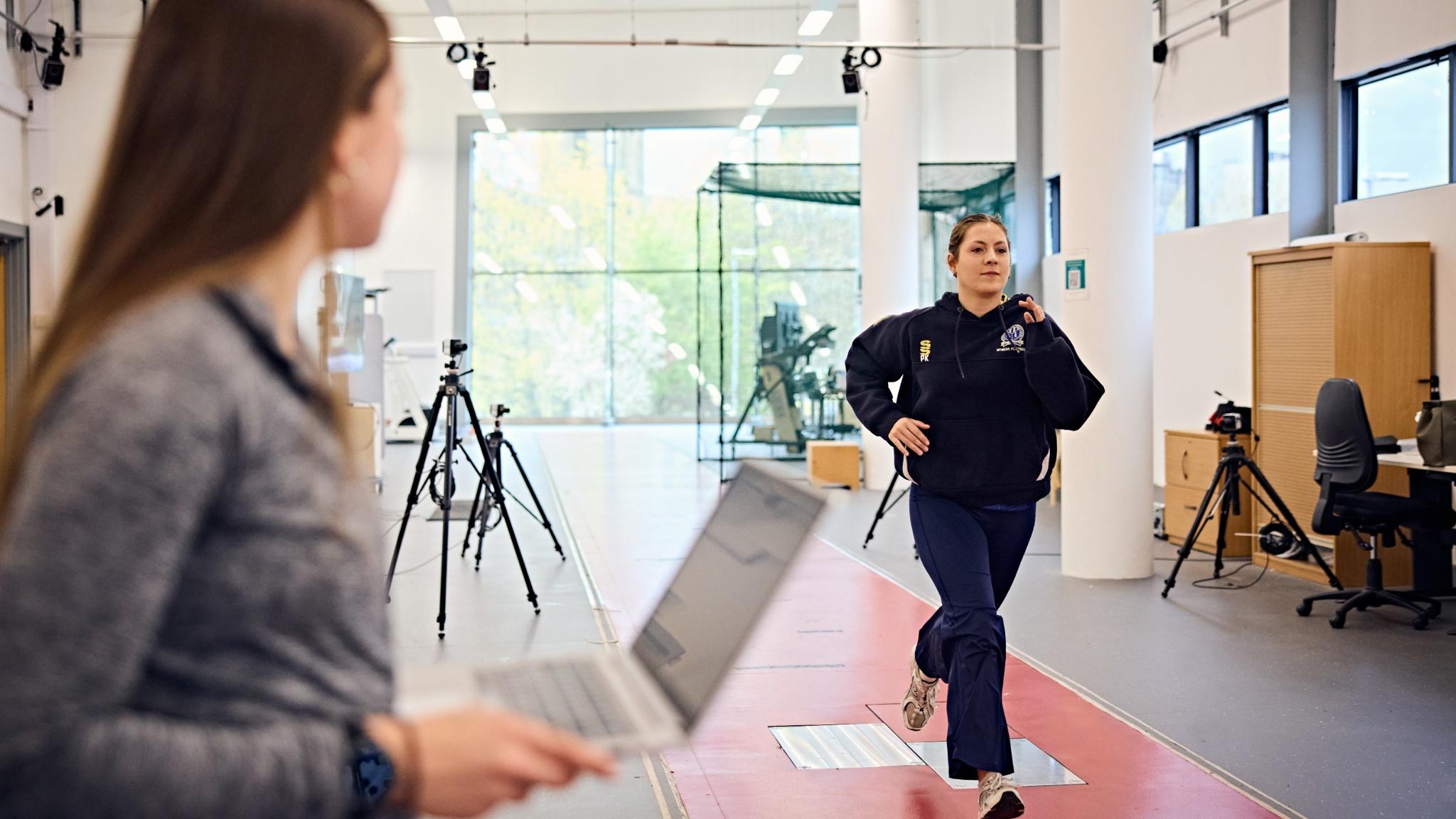 Individual being tested in GAP clinic.
