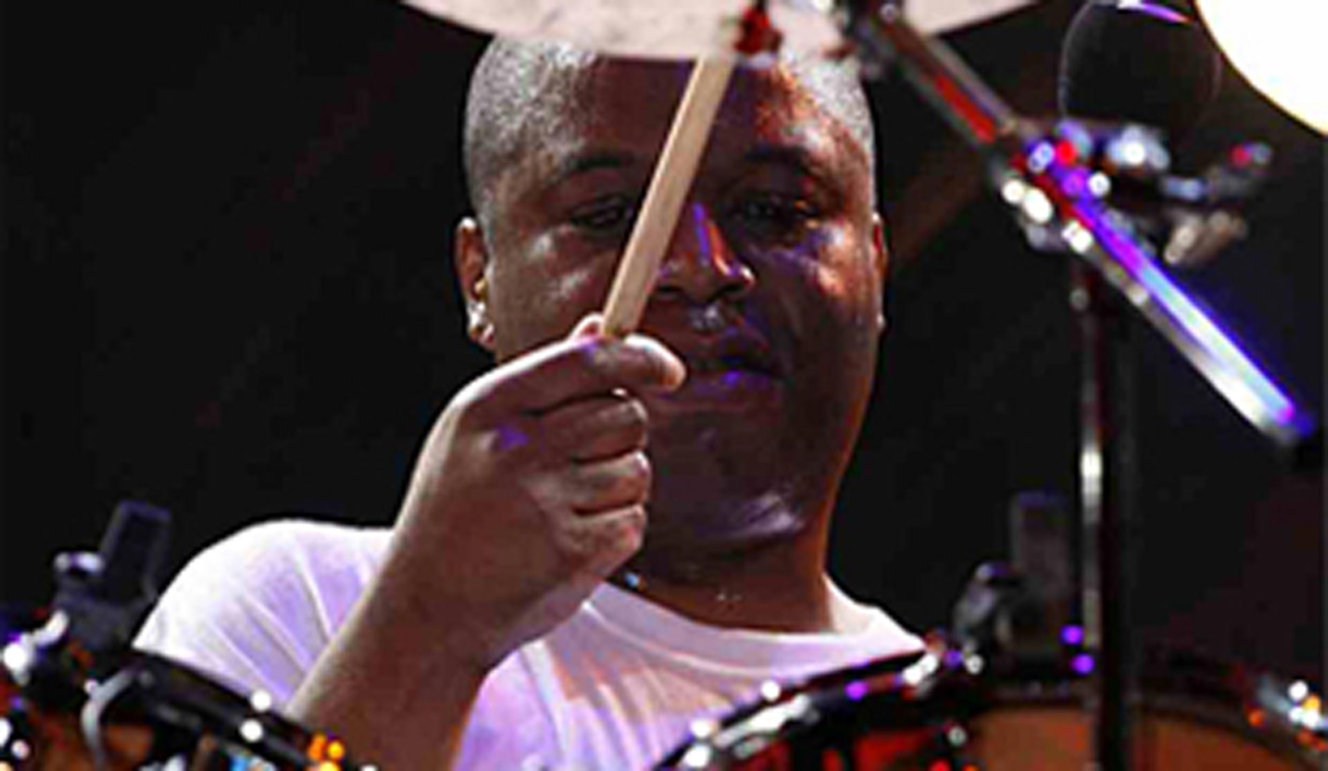 Paul Francis on the drums