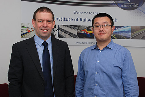 Julian Stow (l) and Yunshi Zhao